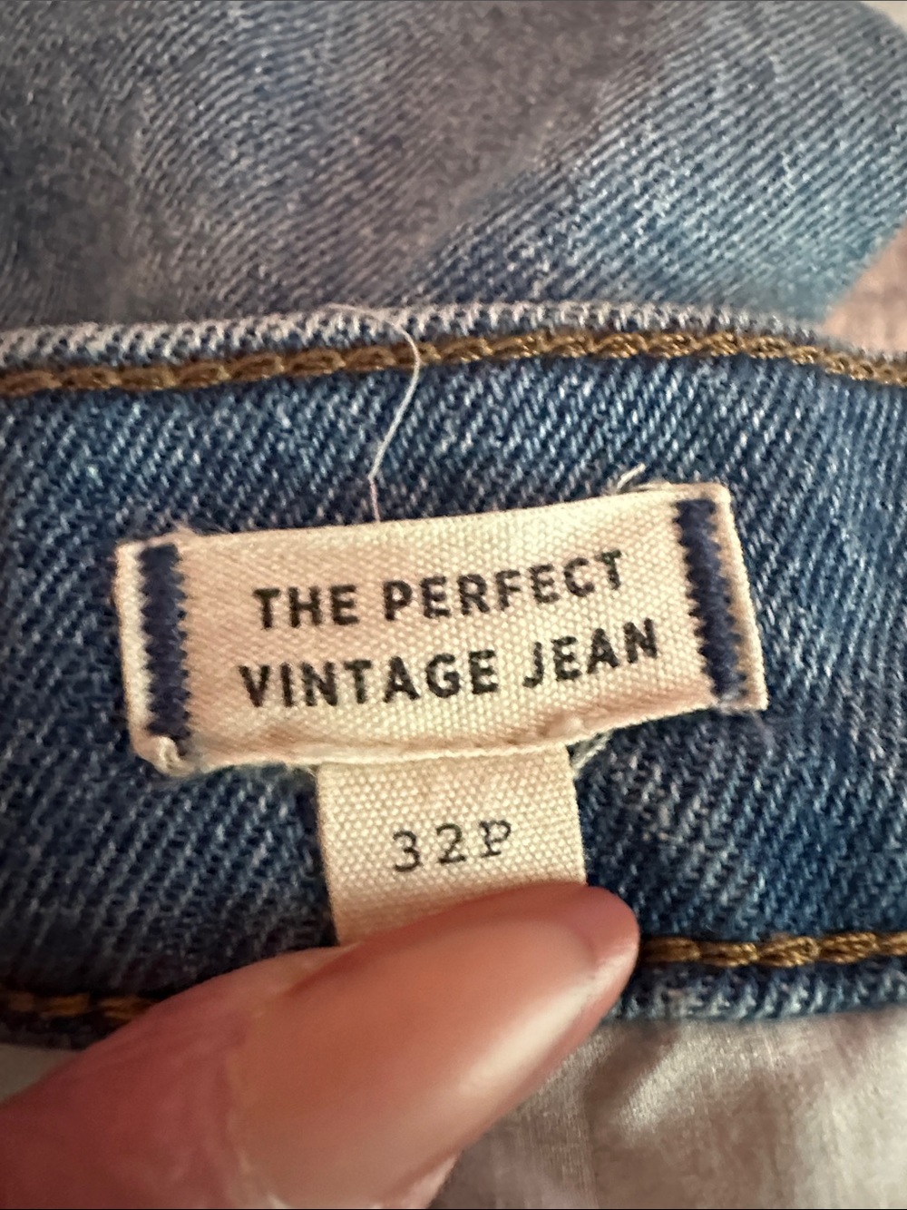 Madewell Women’s The Perfect Vintage Jean 32P blue zipper jeans - Picture 12 of 15